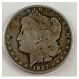 1887 Morgan Dollar