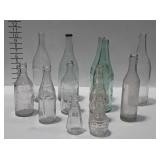 Clear and colored glass bottles citrate