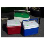 3 Portable Lunch box type Coolers