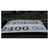 Two Aluminum Sheets, 5x8ft Each. Painted as a