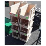 8 Shop Hardware Organizers, Stackable type,