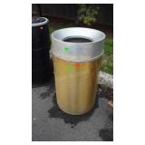 Aluminum Commercial style Trash Container, 20"