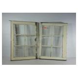 Two older six pane windows. 19"×28", each.