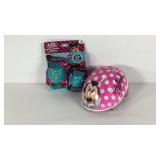Protective gear, Minnie Mouse helmet and LOL pads