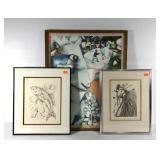 Framed art prints, Dali