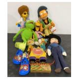 Simpson toys, stuffed animals, kid