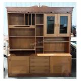 Modern Danish Style Wall Curo, 2pc unit, top