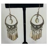 Sterling silver earrings 13.25g