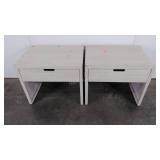 Pair of single drawer end tables, seller code XS