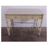 Thomasville desk, bamboo-look accents, seller