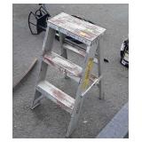 2ft aluminum Project ladder, painter used still