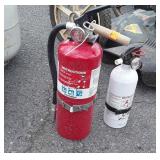Two Fire Extinguishers,