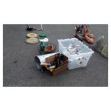 Gardening Accessories lot includes, moss basket