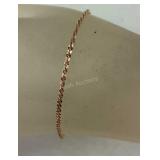 Italian 14k rose gold over sterling silver