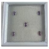 Amethyst gemstones 0.38ctw