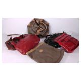 Group of handbags, totes