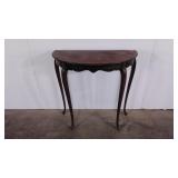 Half moon table, Queen Anne style