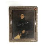 Early portrait on canvas, per consignor subject