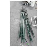 Bakers Dozen 13 Steel 6ft Fence Posts, HD T"clip