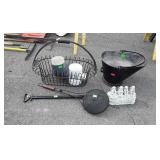 Decorative items lot includes, Ash bucket, fire