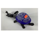 Turtle figural accent lamp