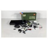 GI Joe foot locker with till tray, including