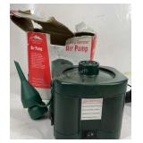 Battery operated air pump