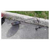 Gas fired cooking Pan, Clamp on rail type, for