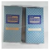 Two handifolds bolts of cheesecloth fabric