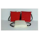 Three seat cushion/flotation devices. 15"×16"×3".