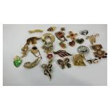 Jewelry, Assorted Brooches
