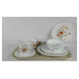 Corelle dish set.  4 piece place setting