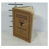 German Soldbuch from WWII. A form of