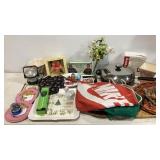 Home goods, trays, tote bags, hot pads, etc.