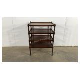 Nice little four tiered cart, on wheels, 25? tall