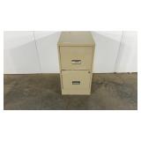 Two drawer file cabinet