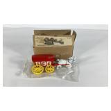 Cast iron ice wagon with horse