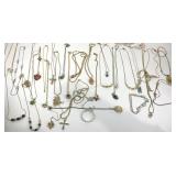 Jewelry, assorted necklaces
