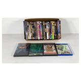 DVDs, twenty nine titles including Star Wars,