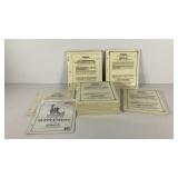 Stamp collectors Scott supplement packs