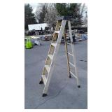 Green Bull 6ft Fiberglass Step Ladder, used still