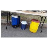 3 Coolers lot. Water Dispenser types, various