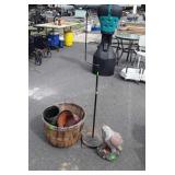 Gardening Accessories lot includes, concrete