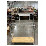 Wire shop shelving, 36 x 14 x 64