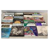 Vinyl records, mostly classical, thirty plus