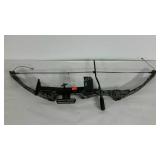 Silverhawk xp compound bow with quiver.