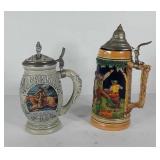 Two beer steins: Postal Service Pony Express and