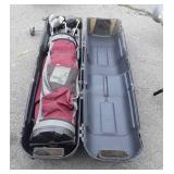 Golf Clubs, has carry bag, traveling case