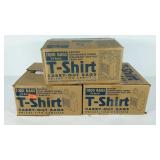 Three boxes of t-shirt carry-out bags, 1000 bags