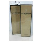 Two LAGERFELD Classic, eau DE toilette spray. 5